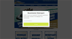 Desktop Screenshot of bouwmeesterwatersport.nl