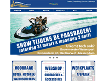 Tablet Screenshot of bouwmeesterwatersport.nl
